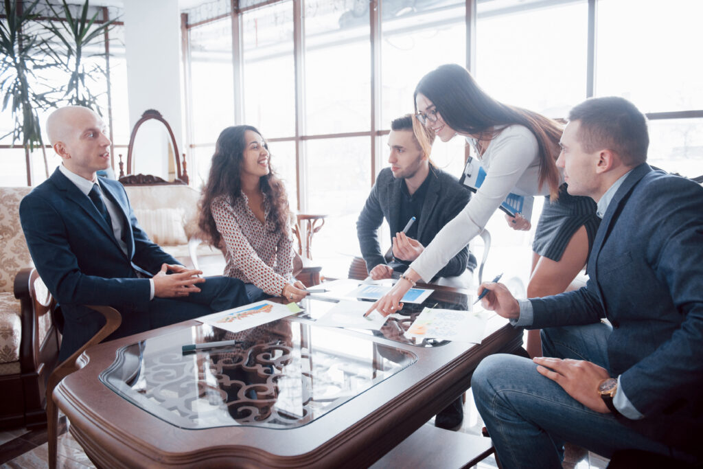 A group of lead generation strategists humanizing the sales process